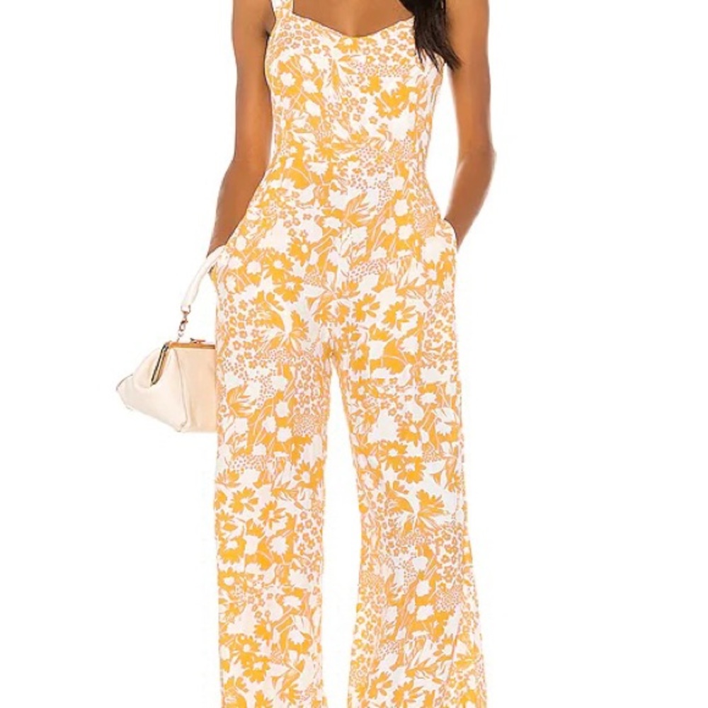 FAITHFULL THE BRAND Floral Spring Jumpsuit
